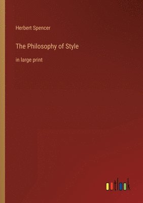 bokomslag Philosophy of Style