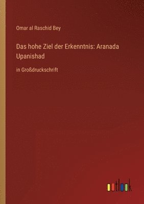 bokomslag Das hohe Ziel der Erkenntnis