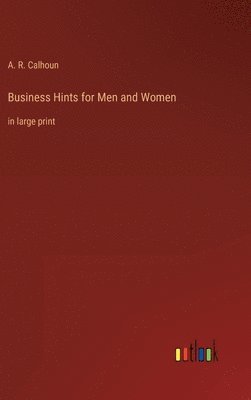 Business Hints for Men and Women