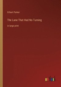 bokomslag Lane That Had No Turning