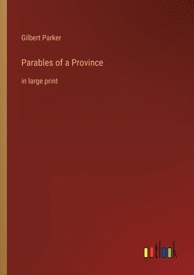 bokomslag Parables of a Province