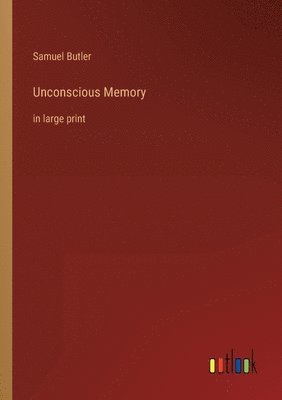 bokomslag Unconscious Memory