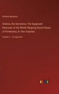 bokomslag Sidonia, the Sorceress; The Supposed Destroyer of the Whole Reigning Ducal House of Pomerania, In Two Volumes
