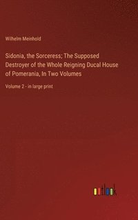 bokomslag Sidonia, the Sorceress; The Supposed Destroyer of the Whole Reigning Ducal House of Pomerania, In Two Volumes