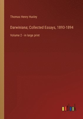 bokomslag Darwiniana; Collected Essays, 1893-1894