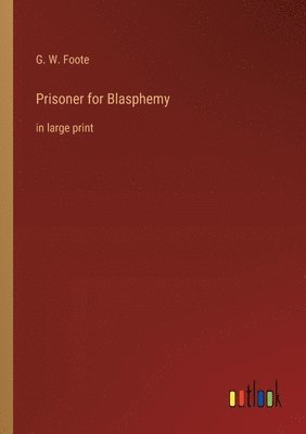 bokomslag Prisoner for Blasphemy