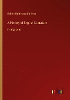 bokomslag A History of English Literature