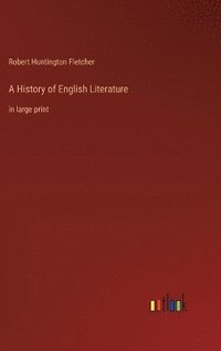 bokomslag A History of English Literature