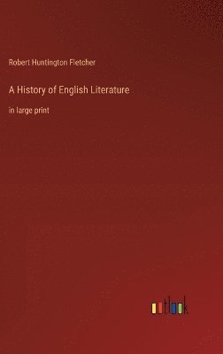 bokomslag A History of English Literature