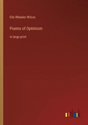 bokomslag Poems of Optimism