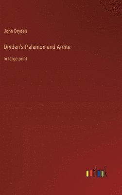 bokomslag Dryden's Palamon and Arcite