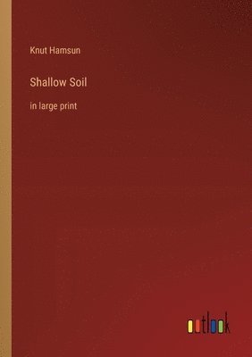 bokomslag Shallow Soil