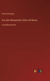 bokomslag Aus dem Morgenland; Altes und Neues