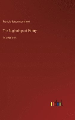 The Beginnings of Poetry 1