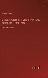bokomslag Storia dei musulmani di Sicili; In Tre Volumi, Volume Terzo, Parte Prima