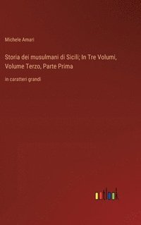 bokomslag Storia dei musulmani di Sicili; In Tre Volumi, Volume Terzo, Parte Prima
