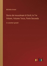 bokomslag Storia dei musulmani di Sicili; In Tre Volumi, Volume Terzo, Parte Seconda