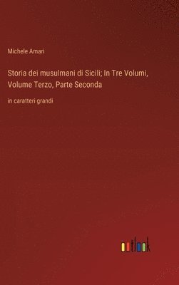 bokomslag Storia dei musulmani di Sicili; In Tre Volumi, Volume Terzo, Parte Seconda