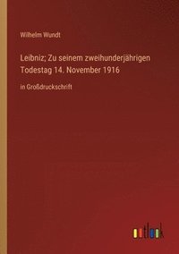 bokomslag Leibniz; Zu seinem zweihunderjhrigen Todestag 14. November 1916