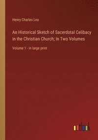 bokomslag Historical Sketch of Sacerdotal Celibacy in the Christian Church; In Two Volumes
