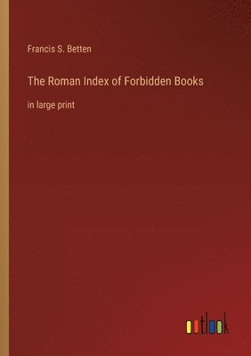 bokomslag Roman Index of Forbidden Books