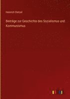 Heinrich Dietzel - Beiträge zur Geschichte des Sozialismus und Kommunismus, Inbunden