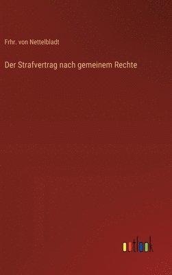 Strafvertrag nach gemeinem Rechte