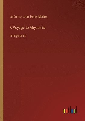 bokomslag A Voyage to Abyssinia