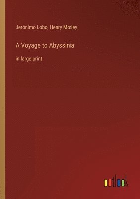 bokomslag Voyage to Abyssinia