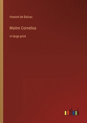 bokomslag Maitre Cornelius