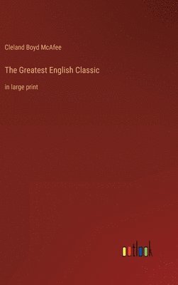 bokomslag Greatest English Classic