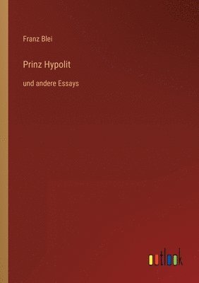 bokomslag Prinz Hypolit