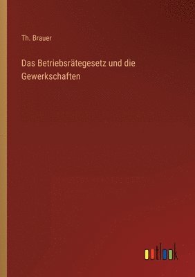 bokomslag Das Betriebsrtegesetz und die Gewerkschaften