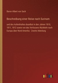 bokomslag Beschreibung einer Reise nach Surinam