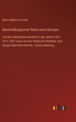 bokomslag Beschreibung einer Reise nach Surinam