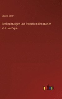 bokomslag Beobachtungen und Studien in den Ruinen von Palenque