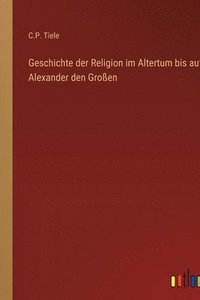 bokomslag Geschichte der Religion im Altertum bis auf Alexander den Groen