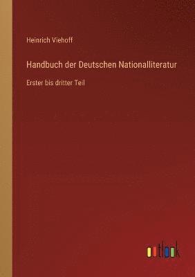 bokomslag Handbuch der Deutschen Nationalliteratur