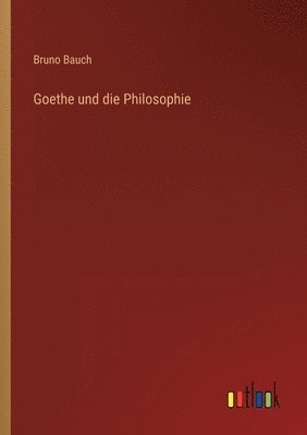 bokomslag Goethe und die Philosophie