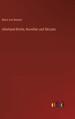 bokomslag Allerhand Briefe, Novellen und Skizzen