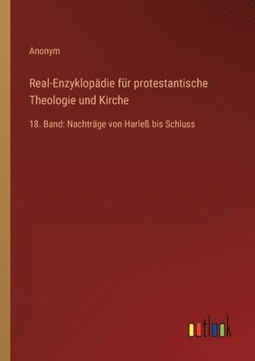 bokomslag Real-Enzyklopadie fur protestantische Theologie und Kirche