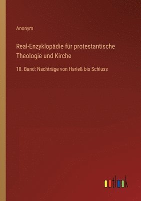 Anonym - Real-Enzyklopädie für protestantische Theologie und Kirche, Häftad