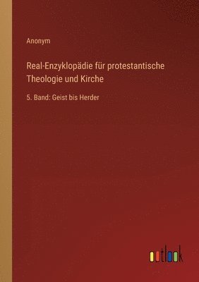 bokomslag Real-Enzyklopadie fur protestantische Theologie und Kirche