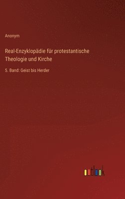 Anonym - Real-Enzyklopädie für protestantische Theologie und Kirche, Inbunden