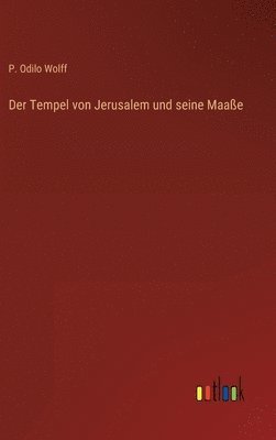 bokomslag Tempel von Jerusalem und seine Maaße