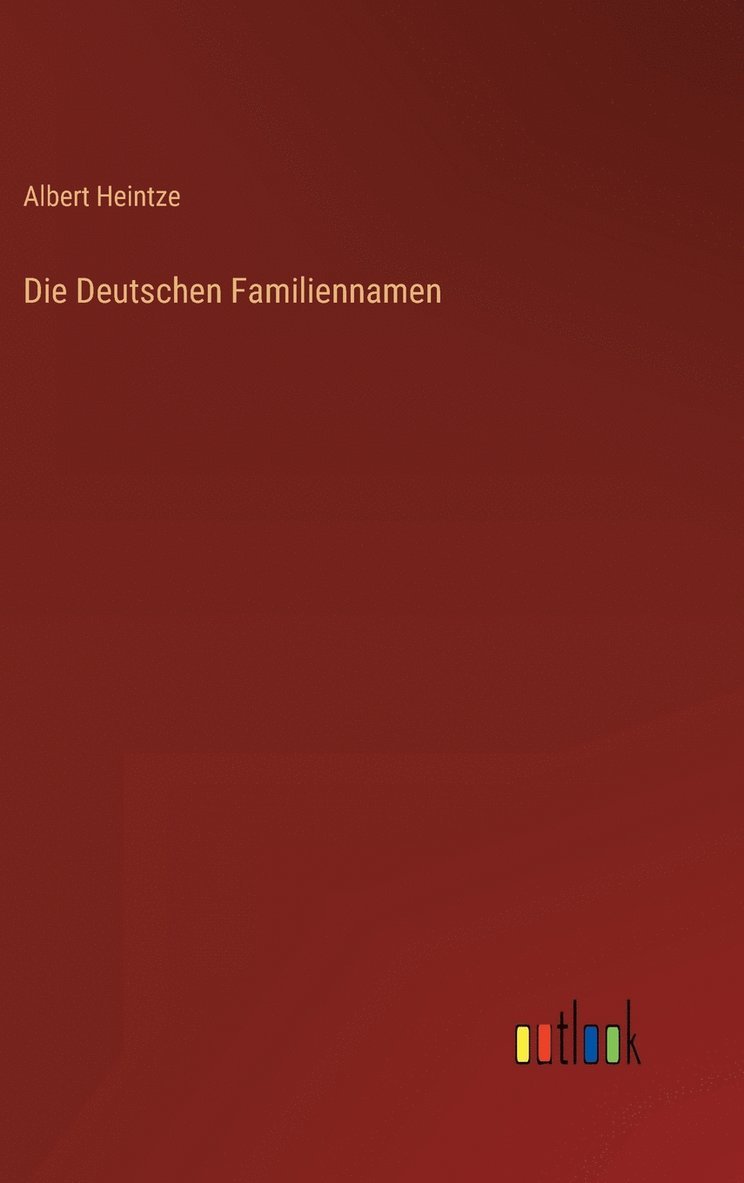 Deutschen Familiennamen