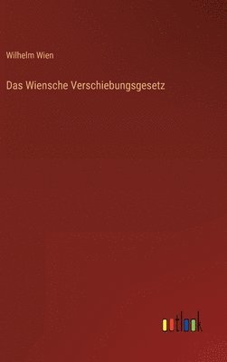 bokomslag Das Wiensche Verschiebungsgesetz