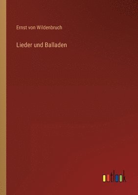 bokomslag Lieder und Balladen