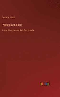 bokomslag Vlkerpsychologie