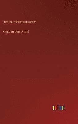 bokomslag Reise in den Orient